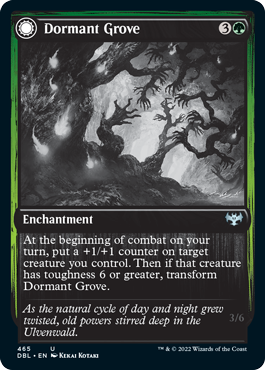 Arboleda dormida // Zancudo de arboleda nudoso [Innistrad: función doble] 
