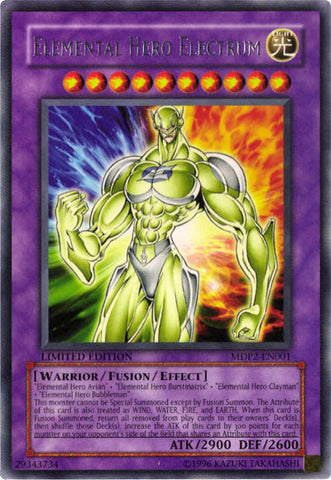 Héroe elemental Electrum [MDP2-EN001] Raro 