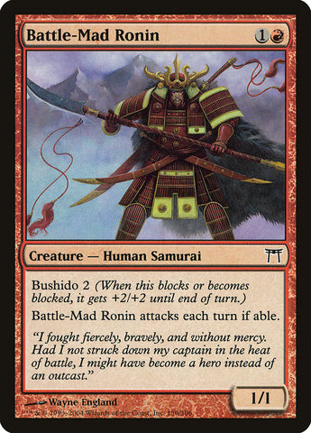 Ronin loco por la batalla [Campeones de Kamigawa] 