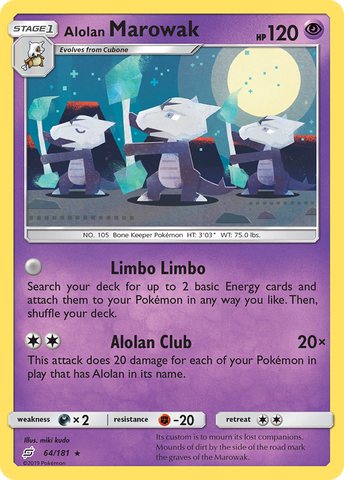 Alolan Marowak (64/181) [Sol y Luna: Equipo] 