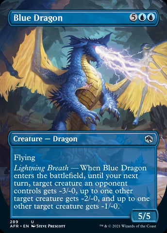 Dragón Azul (Arte alternativo sin fronteras) [Dragones y Mazmorras: Aventuras en los Reinos Olvidados] 