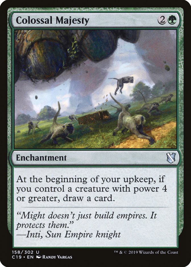Majestad colosal [Commander 2019] 
