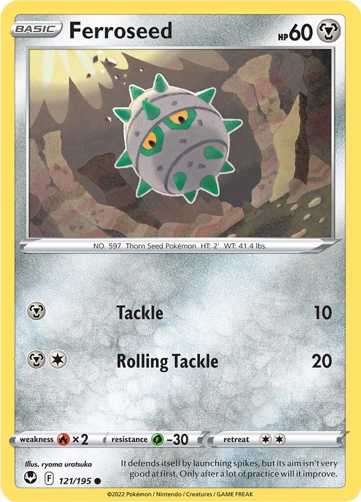 Ferroseed (121/195) [Espada y escudo: Tempestad de plata] 