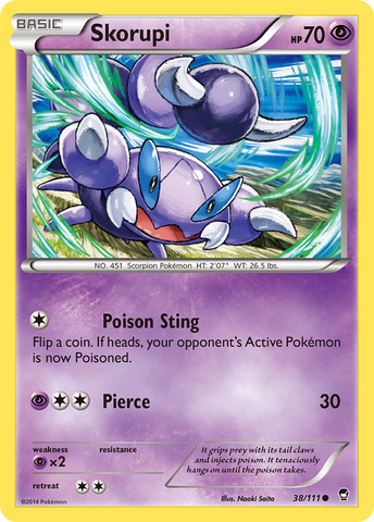 Skorupi (38/111) [XY: Puños furiosos] 