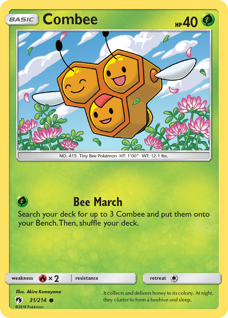 Combee (31/214) [Sol y Luna: Trueno perdido] 