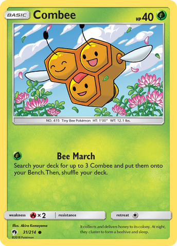 Combee (31/214) [Sol y Luna: Trueno perdido] 