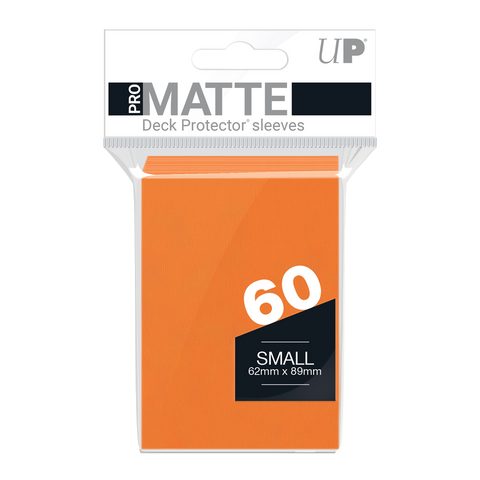 Ultra PRO: Fundas pequeñas de 60 ct - PRO-Matte (Naranja) 
