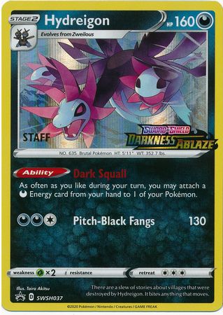 Hydreigon (SWSH037) (Promoción de presentación del personal) [Sword &amp; Shield: Black Star Promos] 