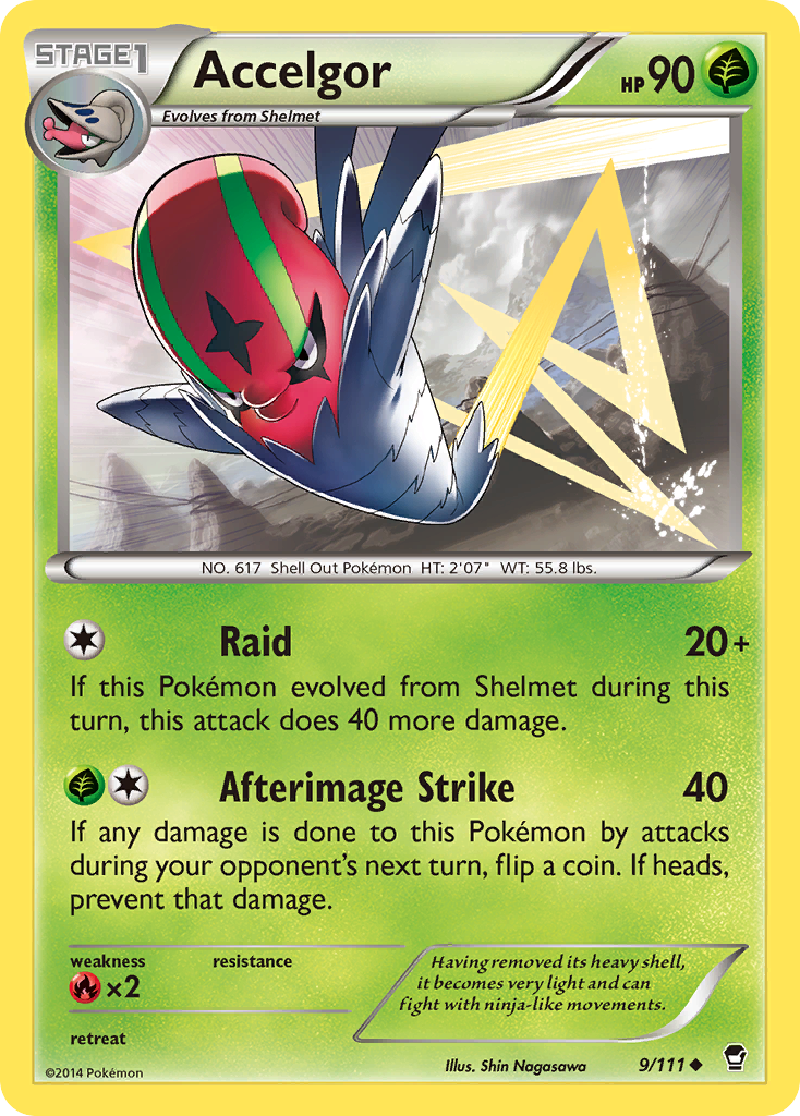Accelgor (9/111) [XY: Puños furiosos] 