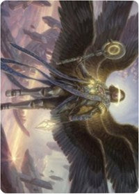 Tarjeta artística Ángel del destino [Serie artística Zendikar Rising] 
