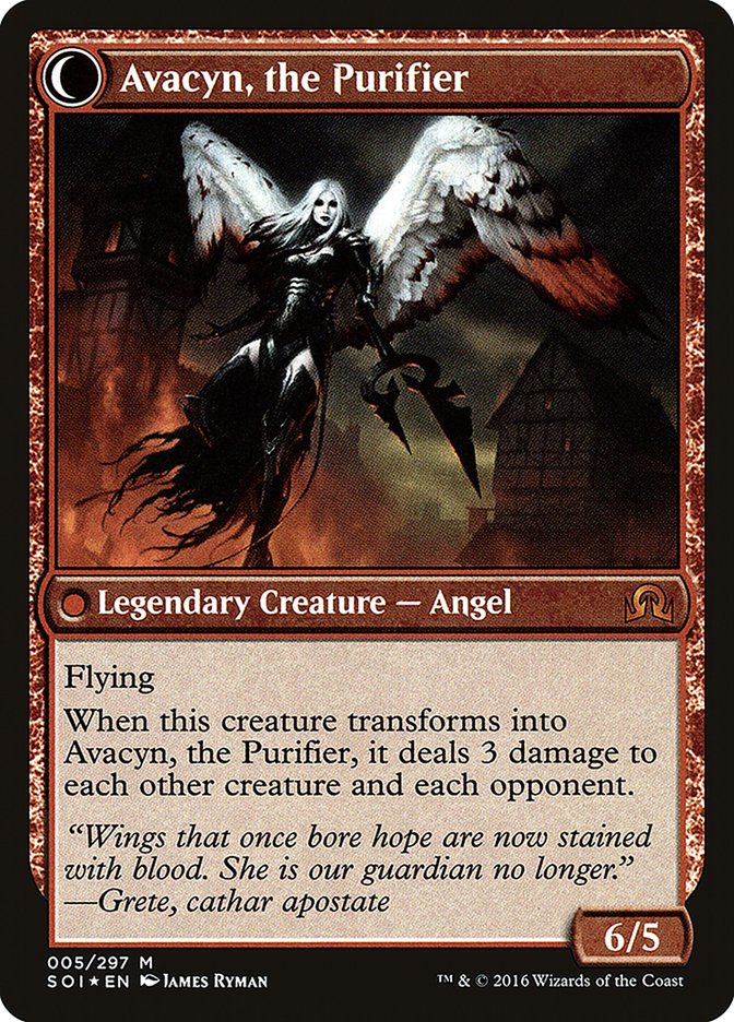 Arcángel Avacyn // Avacyn, el Purificador [Promociones de presentación de Sombras sobre Innistrad] 