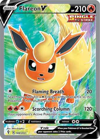 Flareon V (169/203) [Espada y escudo: cielos en evolución] 