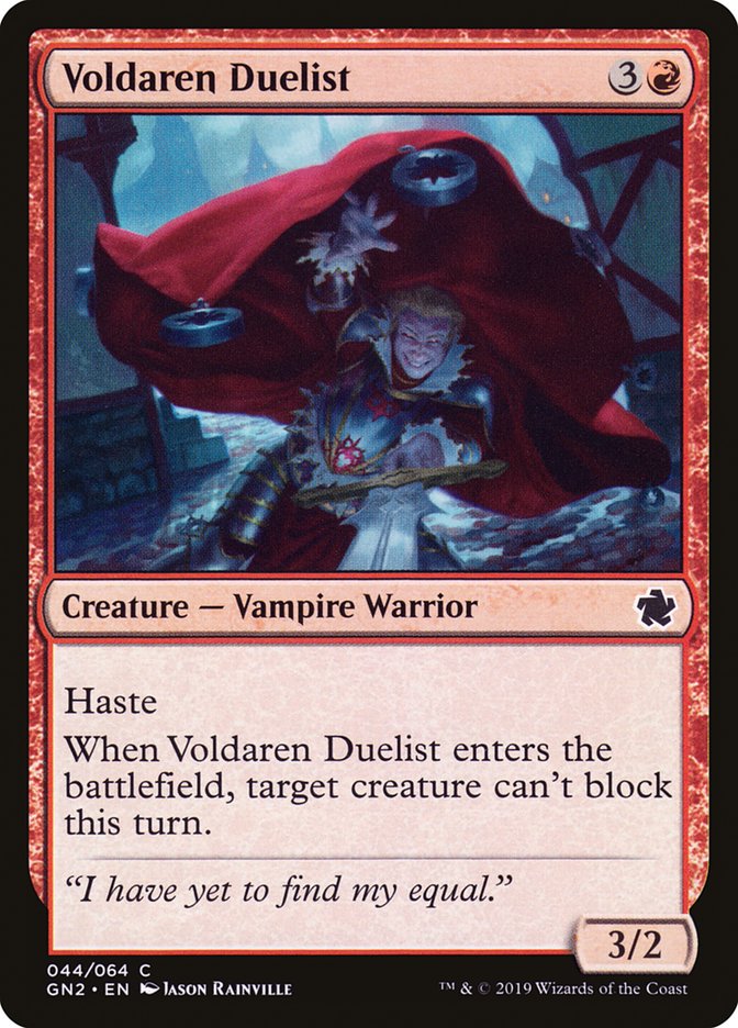 Duelista Voldaren [Noche de Juegos 2019] 