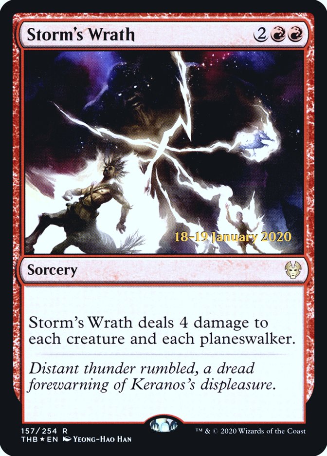 Storm's Wrath [Promociones de presentación de Theros Beyond Death] 