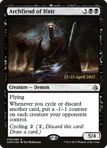 Archidemonio de Ifnir [Promociones de presentación de Amonkhet] 