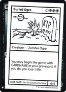 Ogro enterrado [Tarjetas de prueba de juego de refuerzo misterioso] 