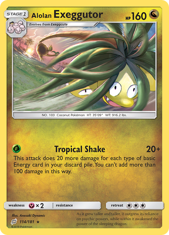 Exeggutor de Alola (114/181) [Sol y Luna: forman equipo] 