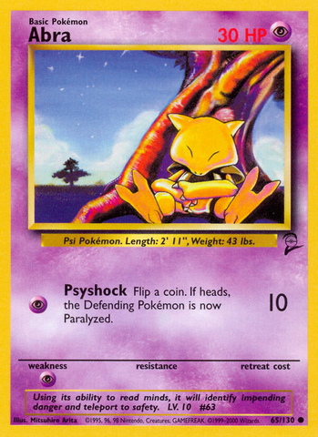 Abra (65/130) [Juego básico 2] 