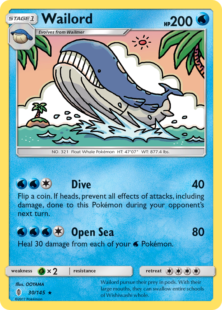 Wailord (30/145) [Sol y Luna: Guardianes en ascenso] 