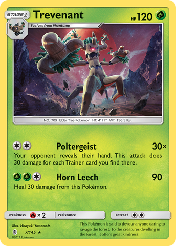Trevenant (7/145) [Sol y Luna: Guardianes en ascenso] 