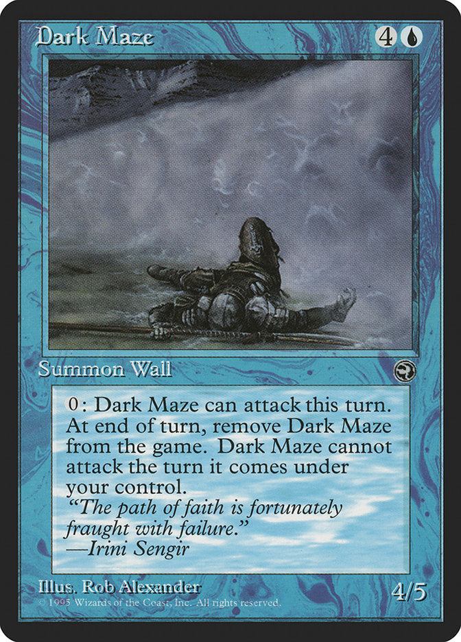 Dark Maze (texto con sabor a Irini Sengir) [Homelands] 