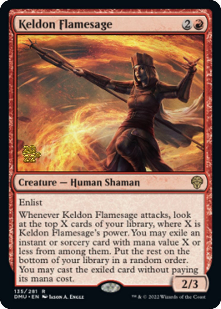 Keldon Flamesage [Promociones de presentación de Dominaria United] 