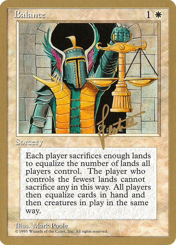 Balance (Bertrand Lestree) [Conjunto de coleccionista Pro Tour] 