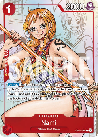 Nami (arte alternativo) [Tarjetas de promoción de One Piece] 
