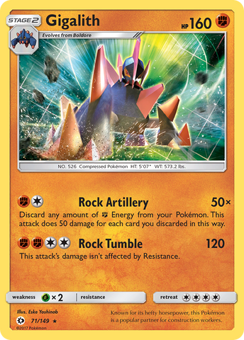 Gigalith (71/149) [Sol y Luna: Conjunto básico] 