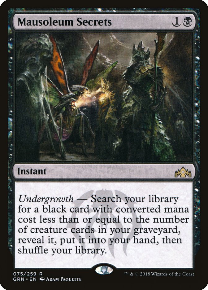 Secretos del mausoleo [Gremios de Ravnica] 
