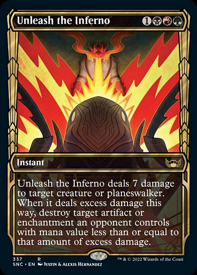 Unleash the Inferno (Escaparate de la Edad de Oro) [Calles de New Capenna] 