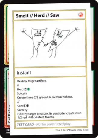 Smelt // Herd // Saw (Edición 2021) [Tarjetas de prueba de juego Mystery Booster] 