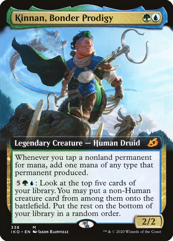 Kinnan, Bonder Prodigy (arte extendido) [Ikoria: Lair of Behemoths] 