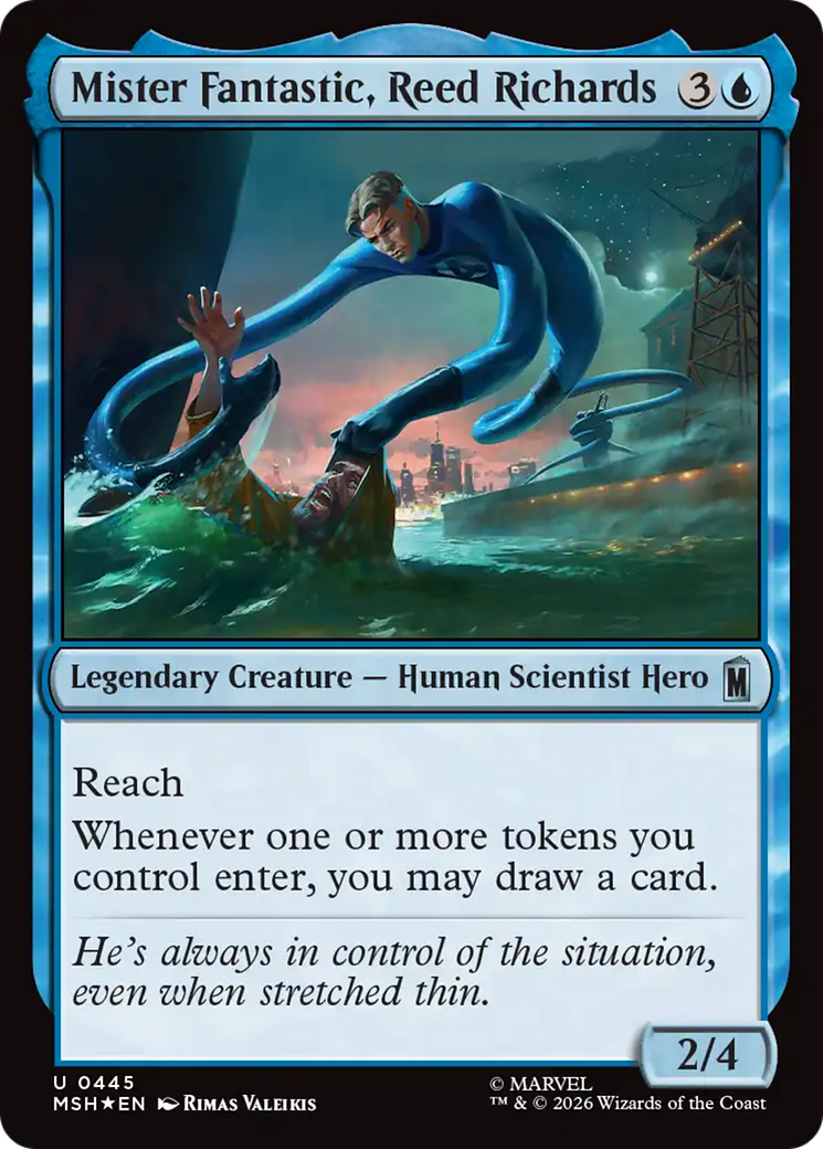 Mister Fantastic, Reed Richards (Surge Foil) [Marvel Super Heroes]