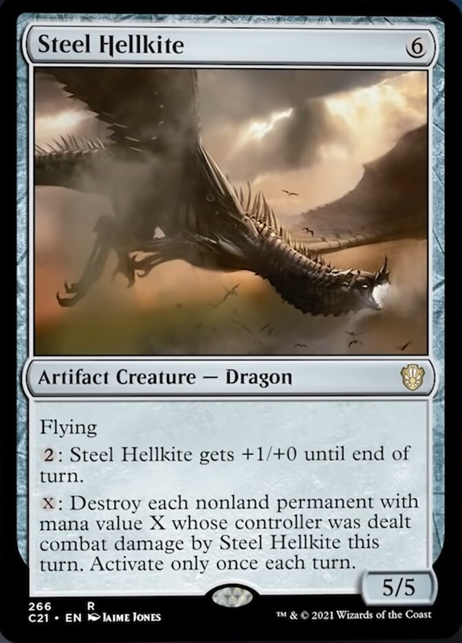 Hellkite de acero [Commander 2021] 