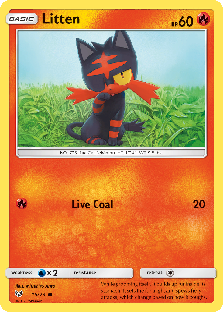 Litten (15/73) [Sol y Luna: Leyendas Brillantes] 