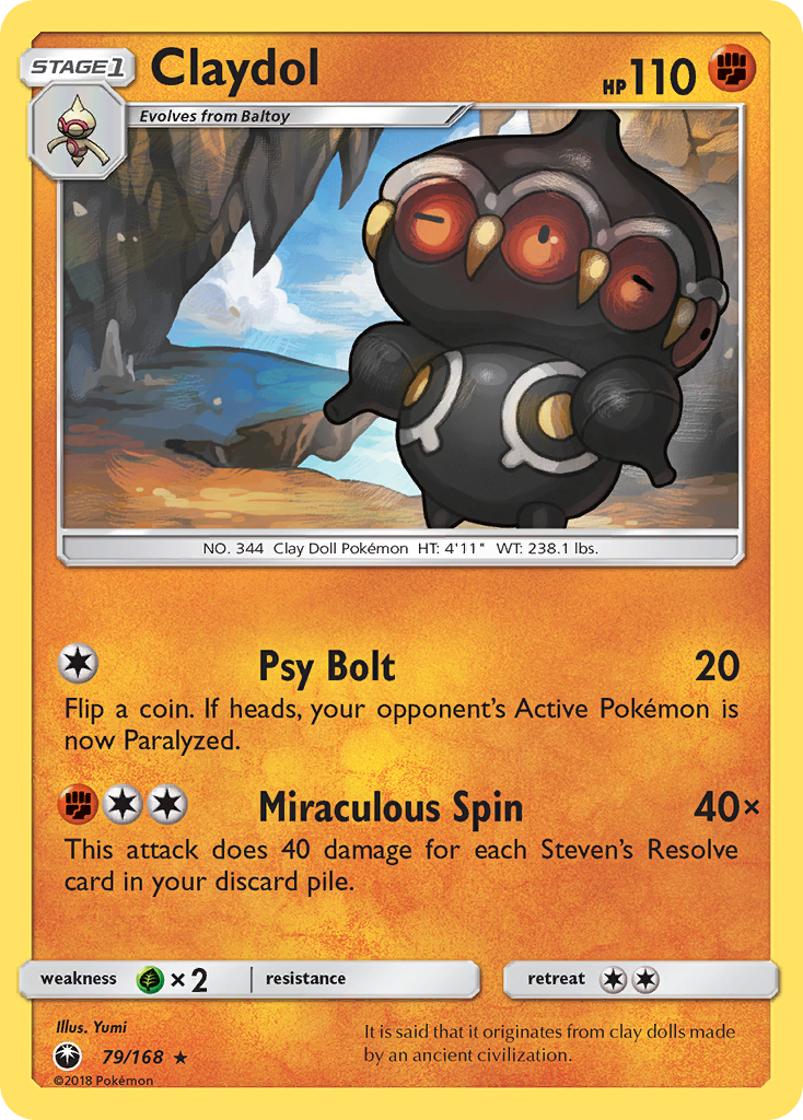 Claydol (79/168) [Sol y Luna: Tormenta Celestial] 