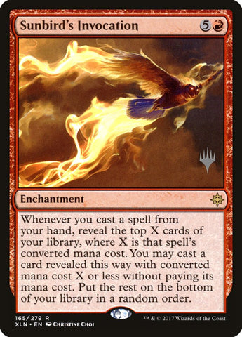Invocación de Sunbird (Paquete promocional) [Ixalan Promos] 