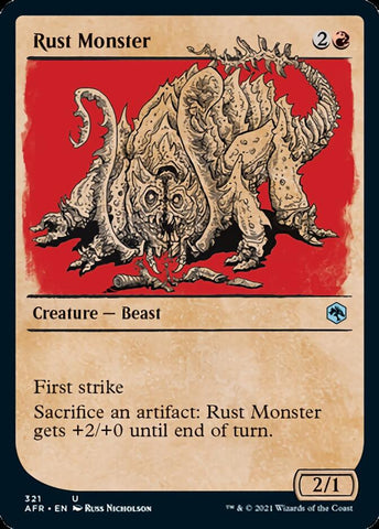 Rust Monster (Showcase) [Dragones y Mazmorras: Aventuras en los Reinos Olvidados] 