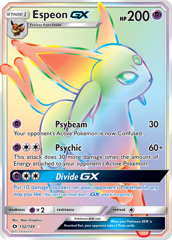 Espeon GX (152/149) [Sol y Luna: Conjunto básico] 