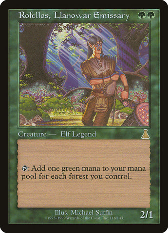 Rofellos, Emisario de Llanowar [El destino de Urza] 