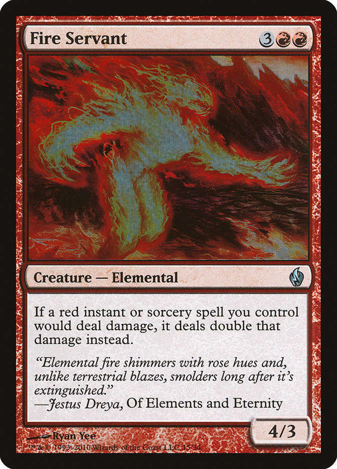 Fire Servant [Serie Premium Deck: Fuego y relámpagos] 
