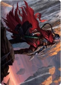 Tarjeta artística Anowon, el ladrón de ruinas [Serie artística Zendikar Rising] 