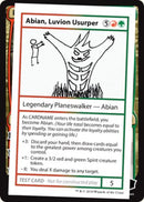 Abian, Luvion Usurper (Edición 2021) [Tarjetas de prueba de juego Mystery Booster] 