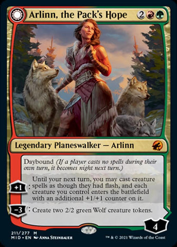 Arlinn, la esperanza de la manada // Arlinn, la furia de la luna [Innistrad: Midnight Hunt] 