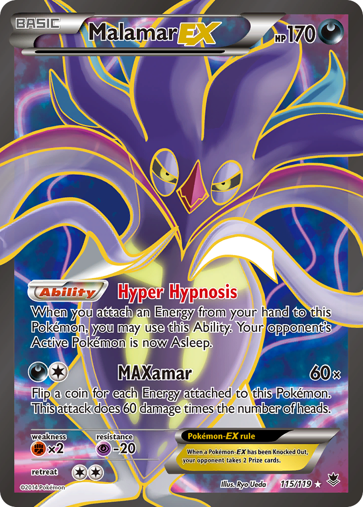 Malamar EX (115/119) [XY: Fuerzas fantasma] 
