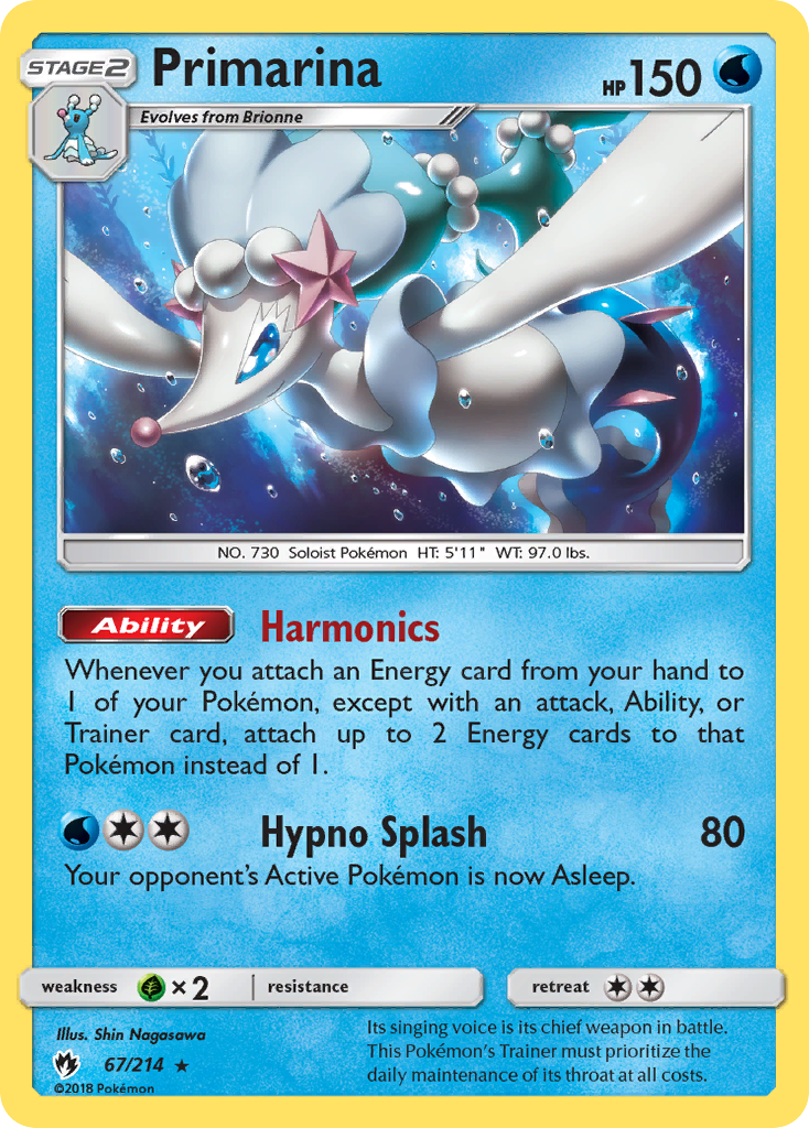 Primarina (67/214) [Sol y Luna: Trueno perdido] 