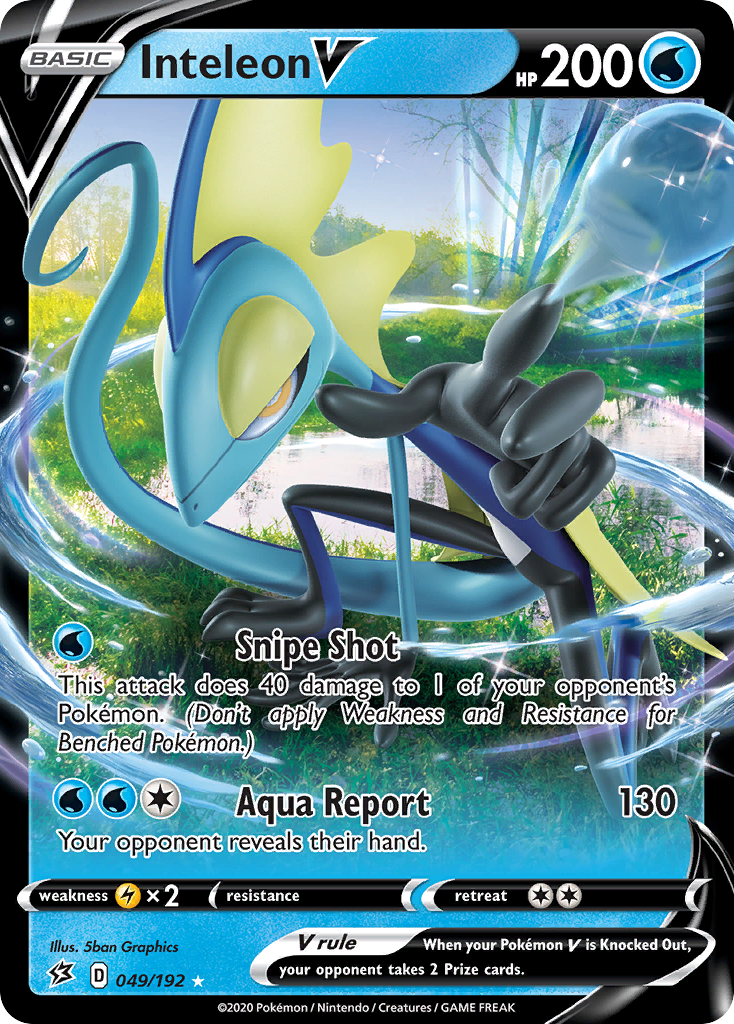 Inteleon V (049/192) [Espada y escudo: Choque rebelde] 