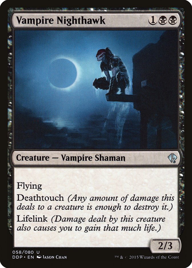 Vampire Nighthawk [Mazos de duelo: Zendikar contra Eldrazi] 