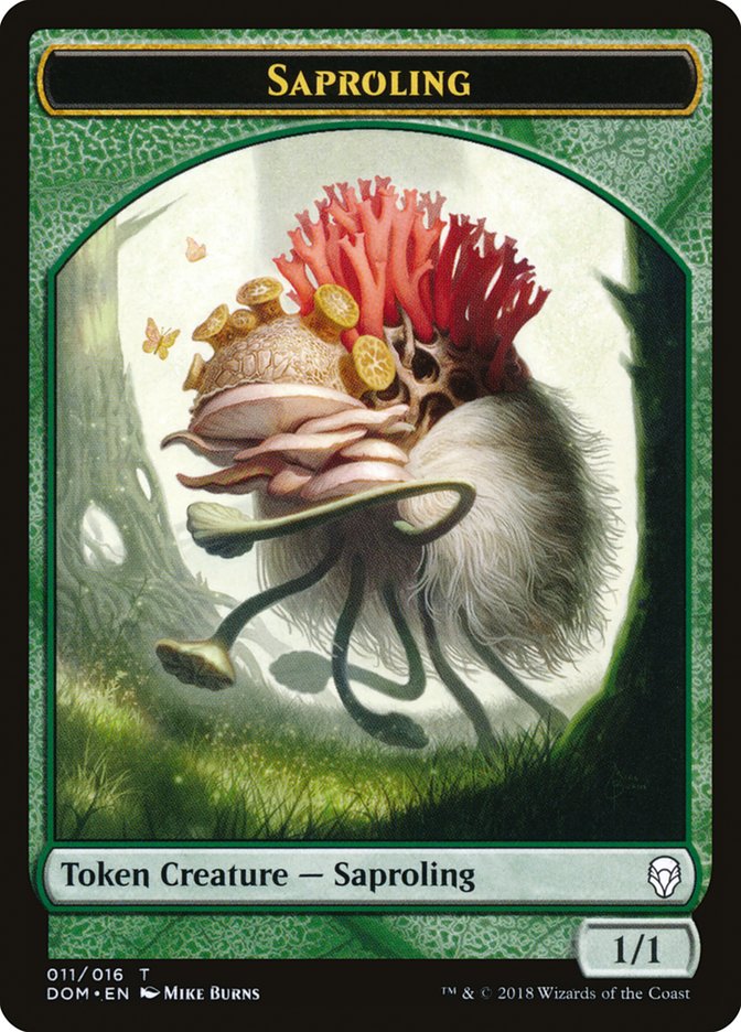 Ficha de Saproling (011/016) [Fichas de Dominaria] 